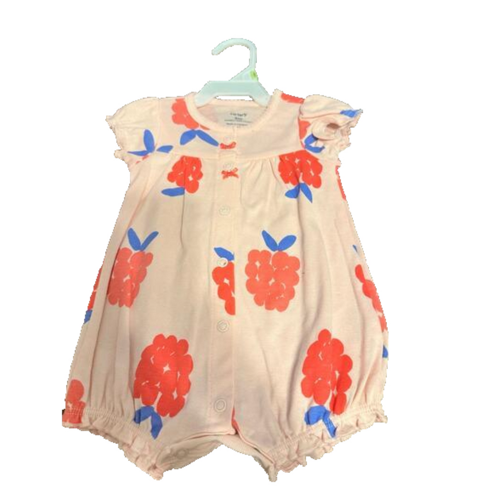 Carters baby girl raspberry onesie 3m
